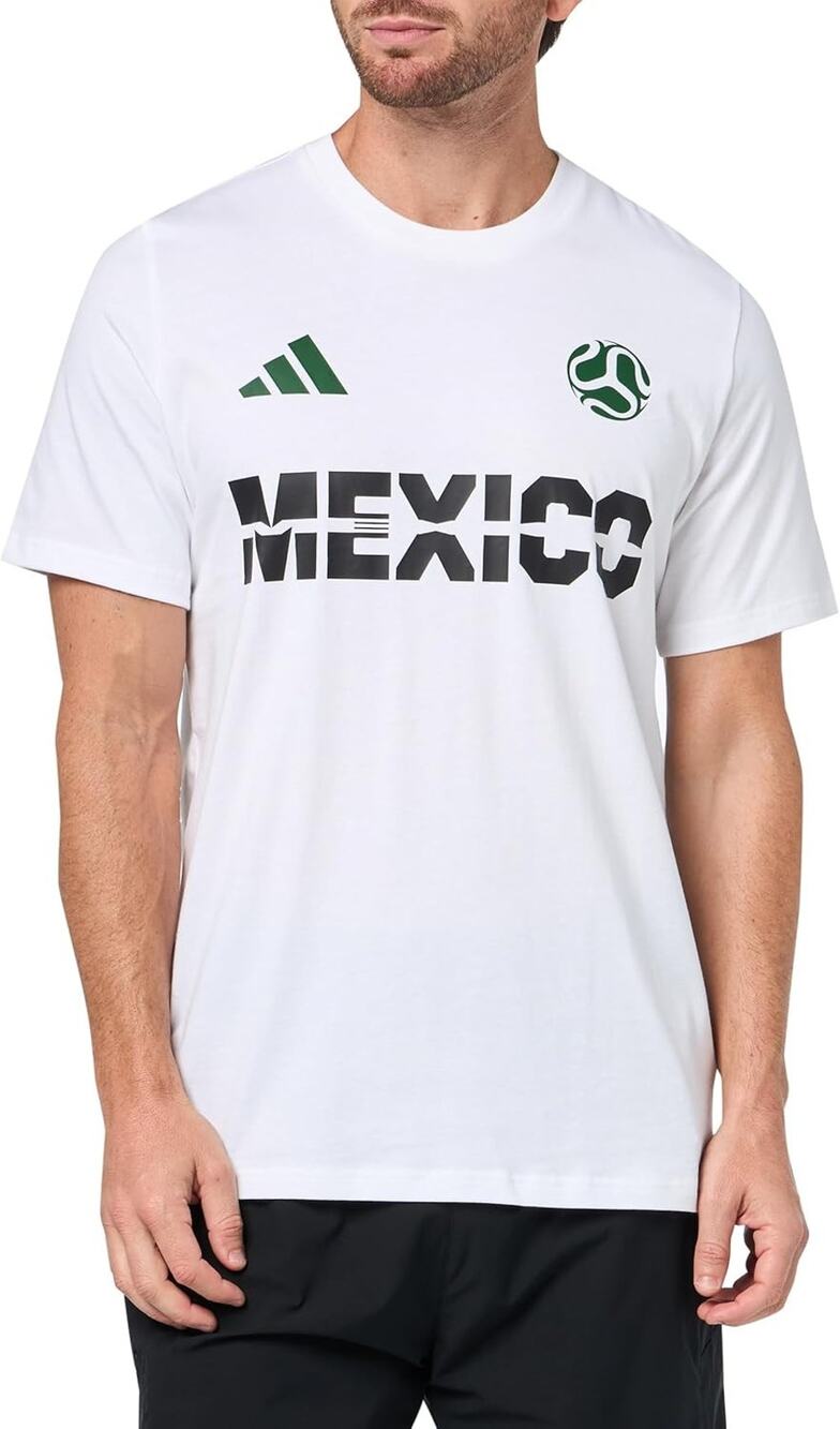 Adidas Men's Mexico T-Shirt, White, X-Small